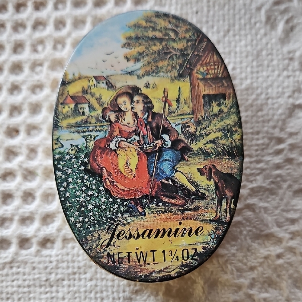Jessamine Oval Decorative Tin - Multi-Color